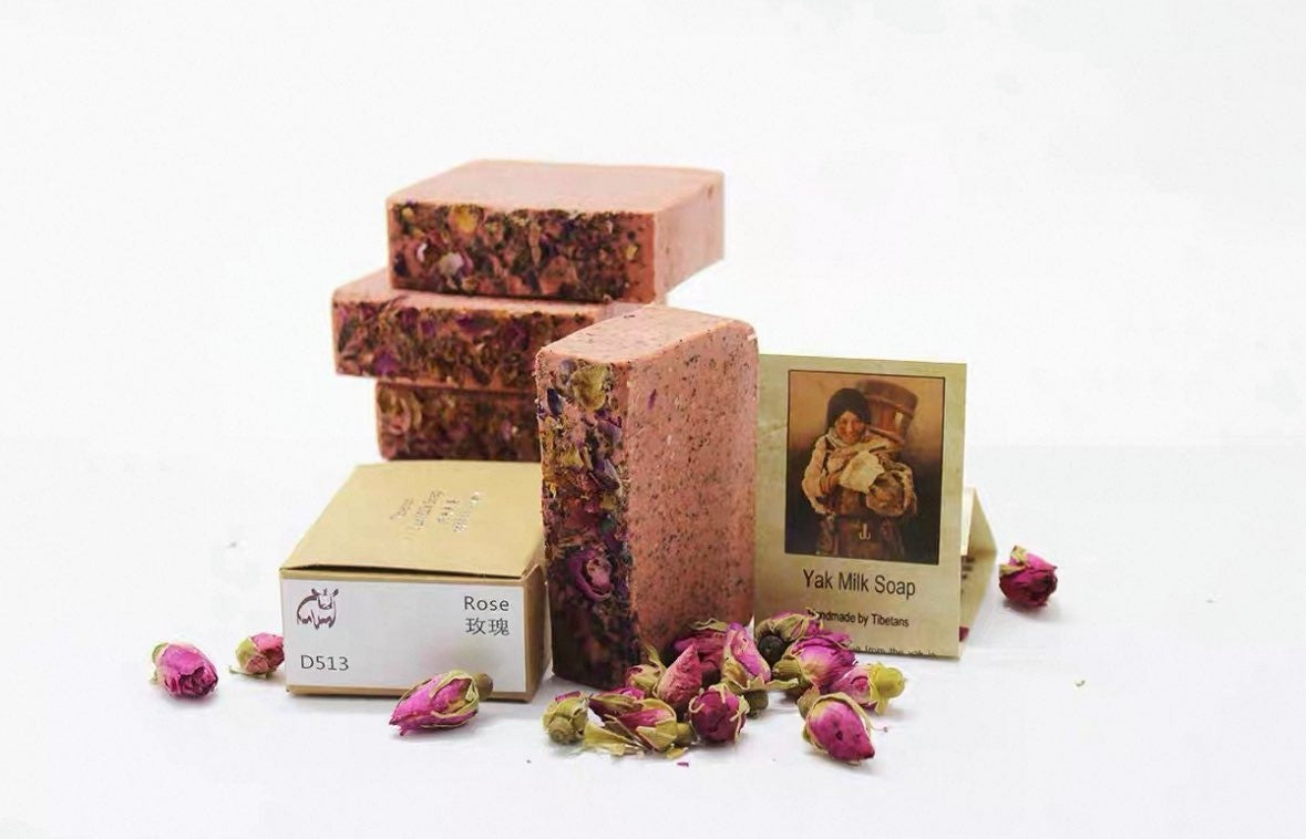 Tibetan Handmade Yak Milk Soap (floral series)