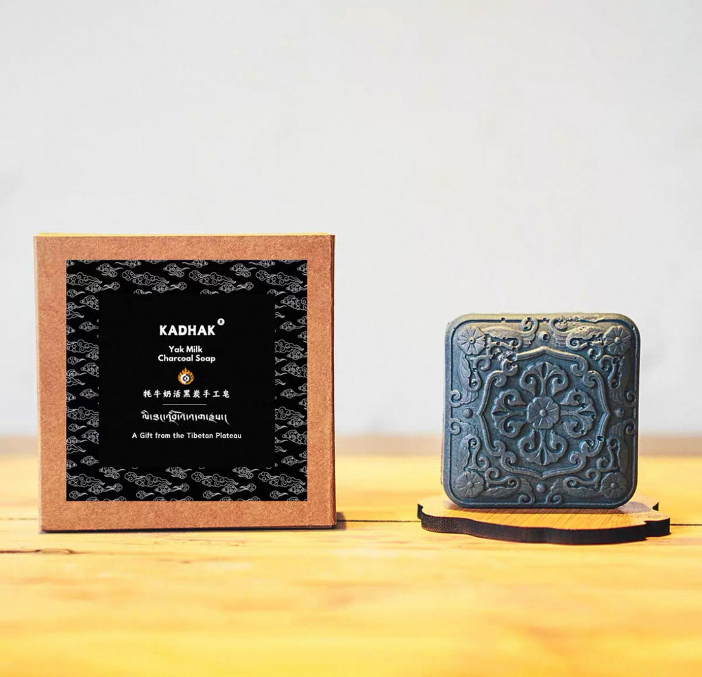 Kadhak Deep Cleaning Yak Milk Charcoal Soap