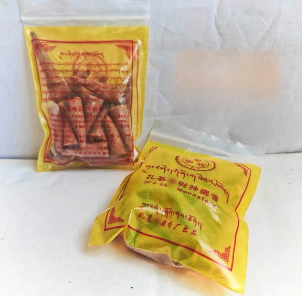 Zashi Lhamo Temple Tibetan Cone Incense