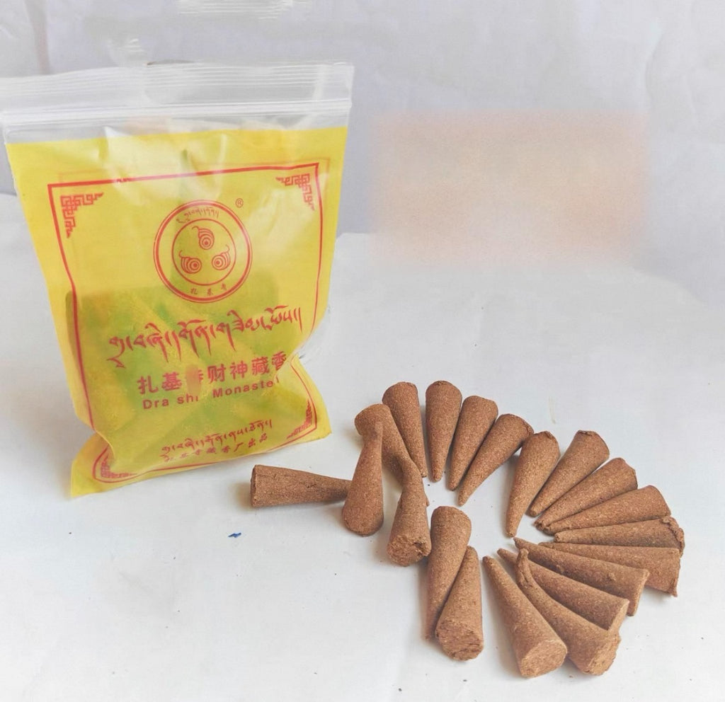 Zashi Lhamo Temple Tibetan Cone Incense